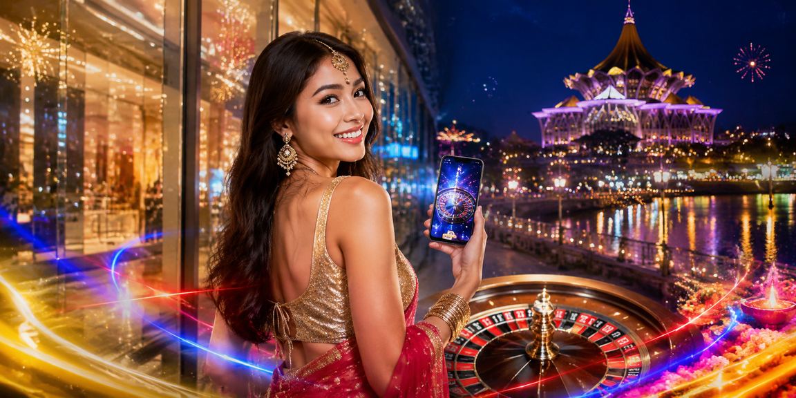 Suasana permainan roulette yang bertanggungjawab di kasino dalam talian 107