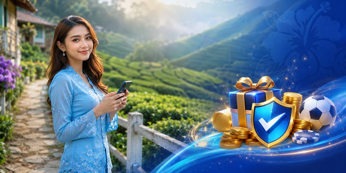 Pemain Malaysia membuat deposit mengunakan aplikasi mudah alih 107 dengan pakaian baju kurung