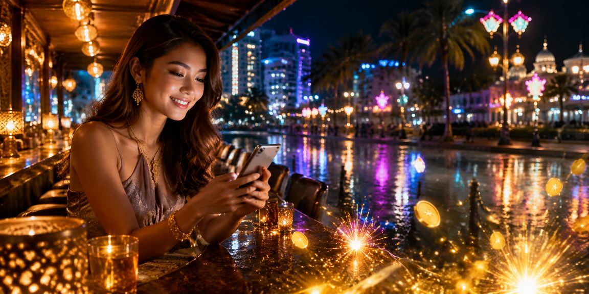 Pengguna Malaysia mengakses kasino mudah alih 107 dengan telefon pintar